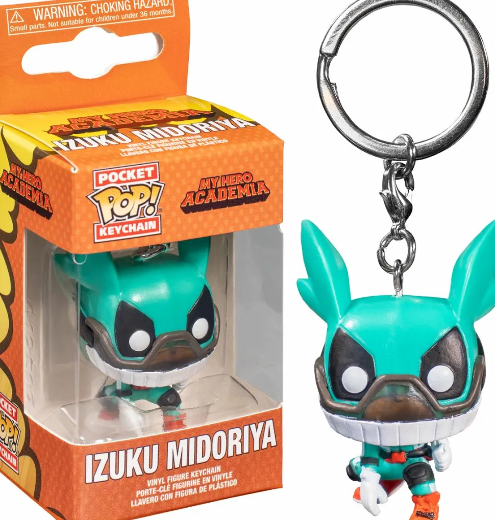 My Hero Academia - Deku with Helmet Pocket Pop! Vinyl Keychain