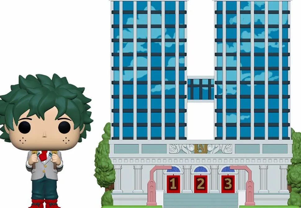 My Hero Academia - Deku with U.A. High School Pop! Town! Vinyl Figure