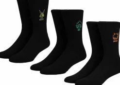 My Hero Academia - Embroidered Crew Socks 3-Pack (One Size)