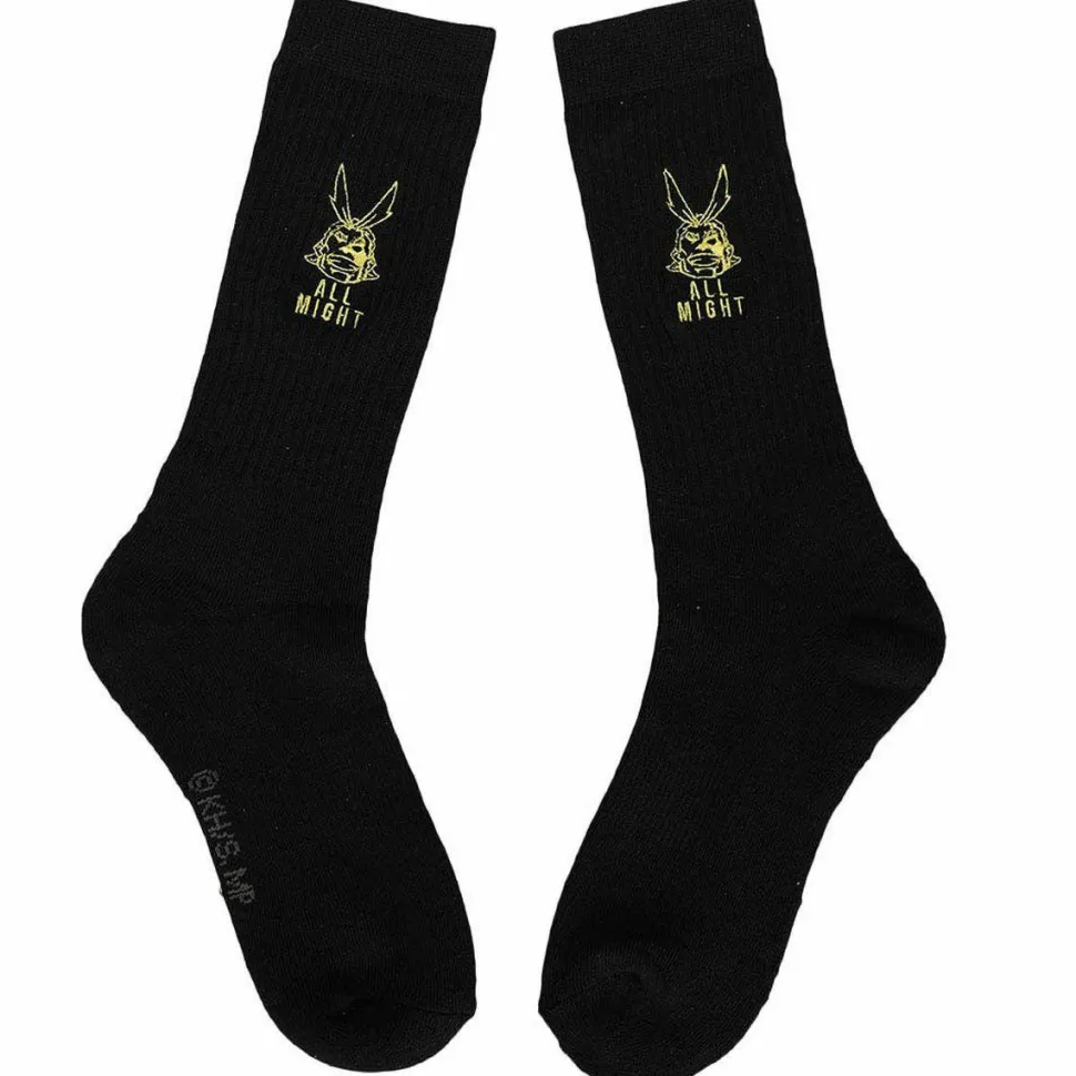 My Hero Academia - Embroidered Crew Socks 3-Pack (One Size)