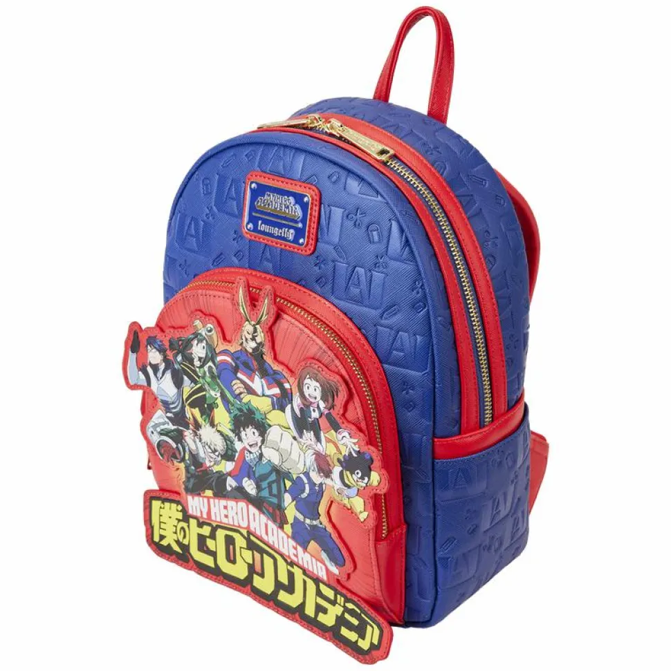 My Hero Academia - Group Logo 11” Faux Leather Mini Backpack
