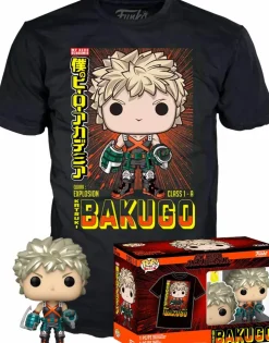 My Hero Academia - Katsuki Bakugo Pop! Vinyl Figure & T-Shirt Box Set