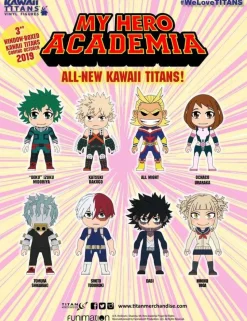 My Hero Academia - Kawaii Titans Window Box 3” Vinyl Figure (Display of 18)