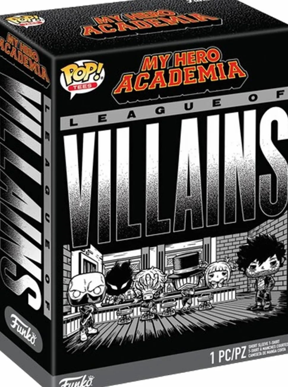 My Hero Academia - League of Villains Group Pop! Tees Unisex Black T-Shirt
