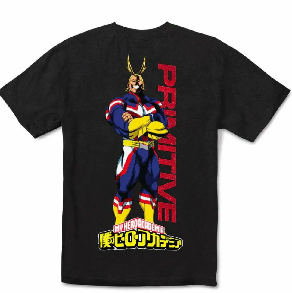 My Hero Academia - MHA x Primitive All Might Washed Black T-Shirt