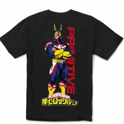 My Hero Academia - MHA x Primitive All Might Washed Black T-Shirt