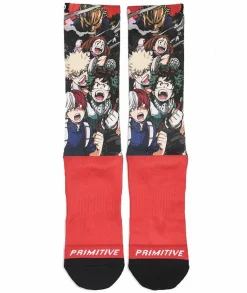 My Hero Academia - MHA x Primitive Red Socks (One Size)