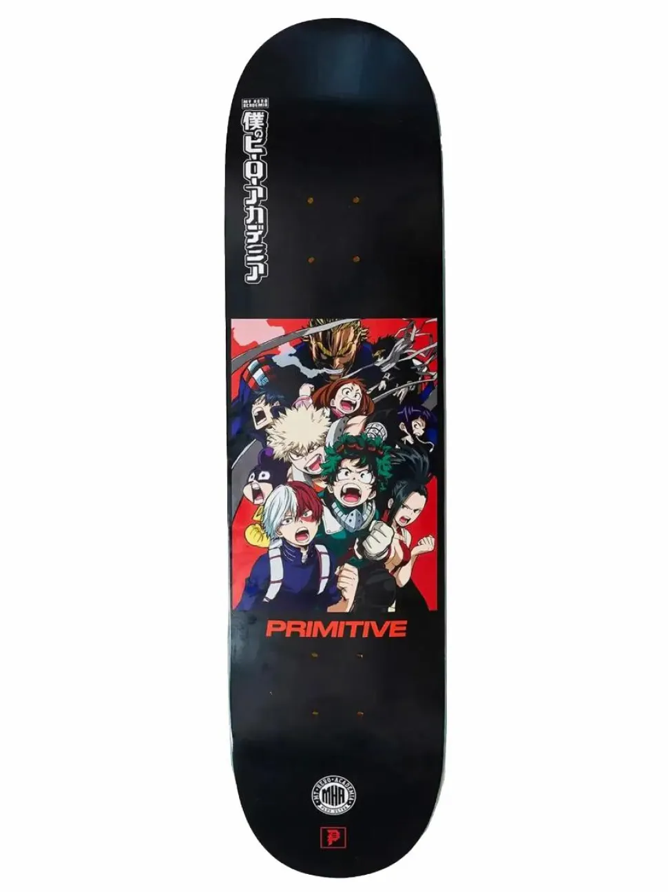 My Hero Academia - MHA x Primitive Black 8.5” Skateboard Deck (Deck Only)