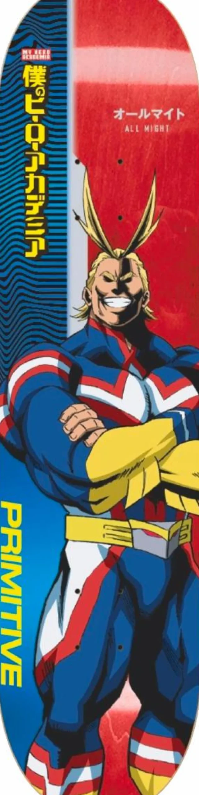 My Hero Academia - MHA x Primitive All Might 8” Skateboard Deck (Deck Only)