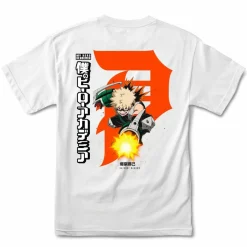 My Hero Academia - MHA x Primitive Dirty P Katsuki White T-Shirt
