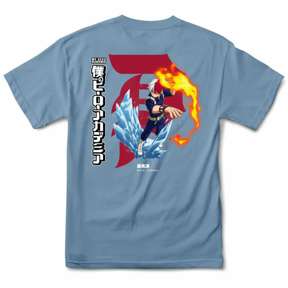 My Hero Academia - MHA x Primitive Dirty P Shoto Todoroki Slate T-Shirt