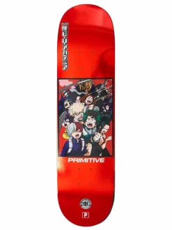 My Hero Academia - MHA x Primitive Red 8.125” Skateboard Deck (Deck Only)