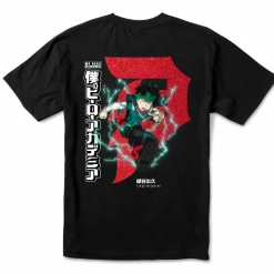 My Hero Academia - MHA x Primitive Dirty P Izuku Midoriya Black T-Shirt