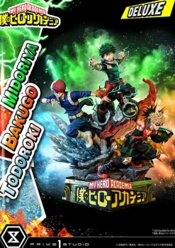 My Hero Academia - Midoriya, Bakugo & Todoroki Deluxe 1/4 Scale Diorama Statue
