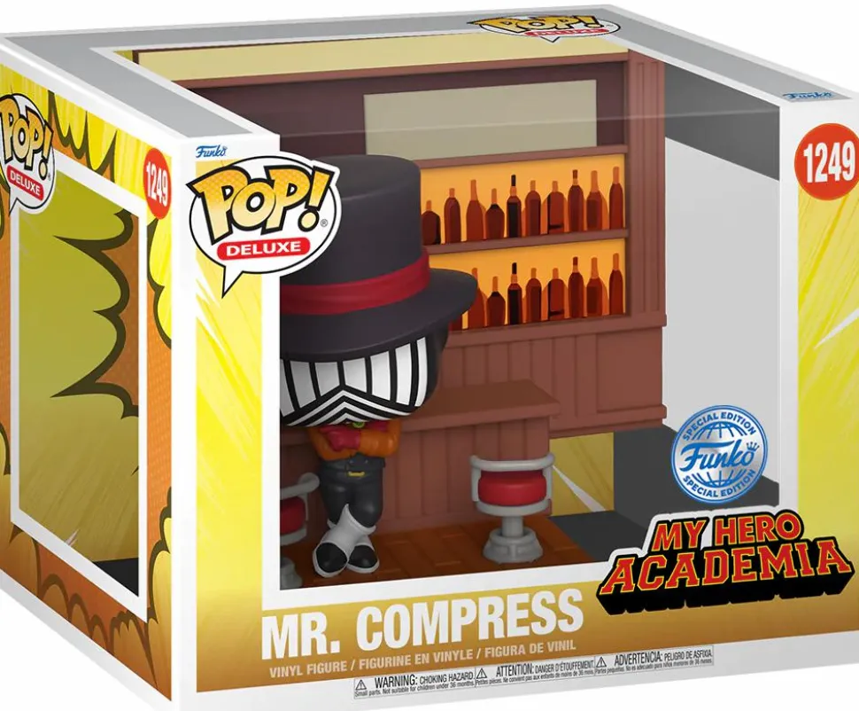 My Hero Academia - Mr. Compress in Hideout Deluxe Pop! Vinyl Figure