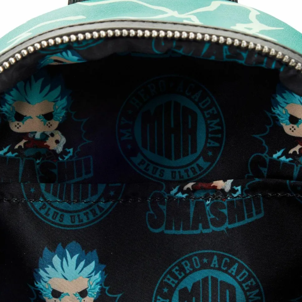 My Hero Academia - Pop! Deku Infinity Cosplay Glow in the Dark 10” Faux Leather Mini Backpack