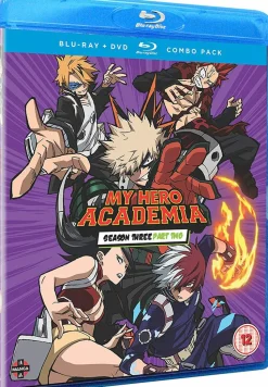My Hero Academia - Season Three Part Two Blu-Ray / DVD Set (4-Disc)