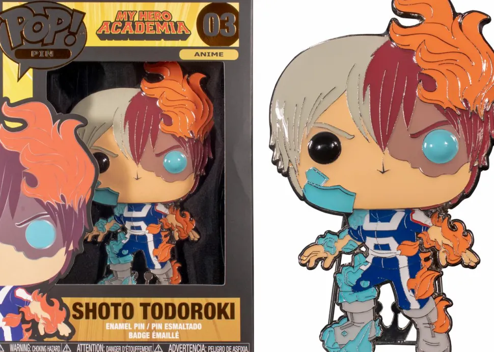 My Hero Academia - Shoto Todoroki 4" Pop! Enamel Pin