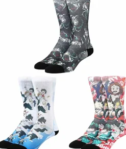 My Hero Academia - Youth Crew Socks 3-Pack (One Size)