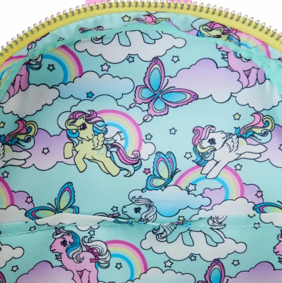 My Little Pony - Color Block 10" Faux Leather Mini Backpack