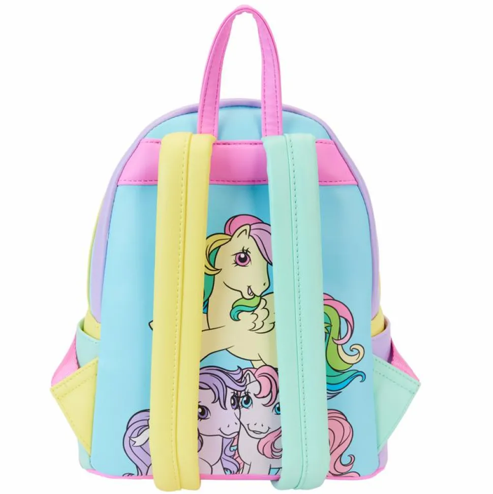 My Little Pony - Color Block 10" Faux Leather Mini Backpack