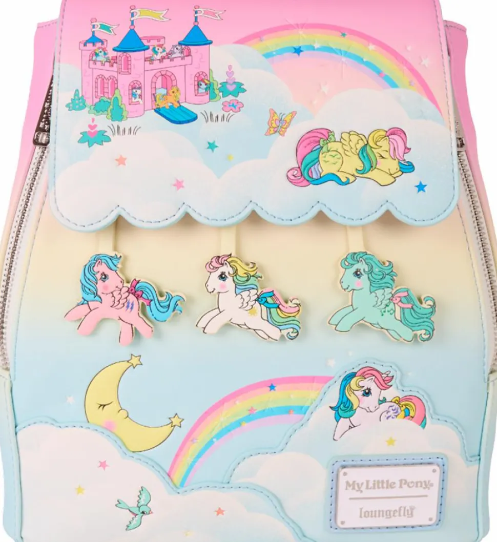 My Little Pony - Equestria Drawstring 10" Faux Leather Mini Backpack