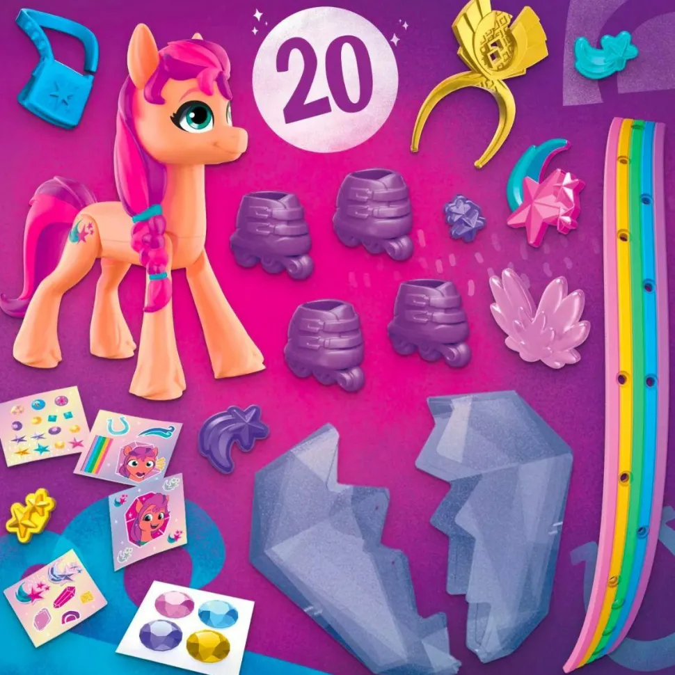 My Little Pony: A New Generation - Sunny Starscout Crystal Adventure 3” Mini Action Figure