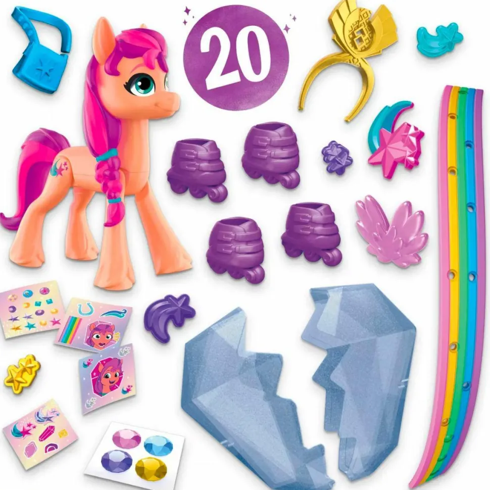 My Little Pony: A New Generation - Sunny Starscout Crystal Adventure 3” Mini Action Figure