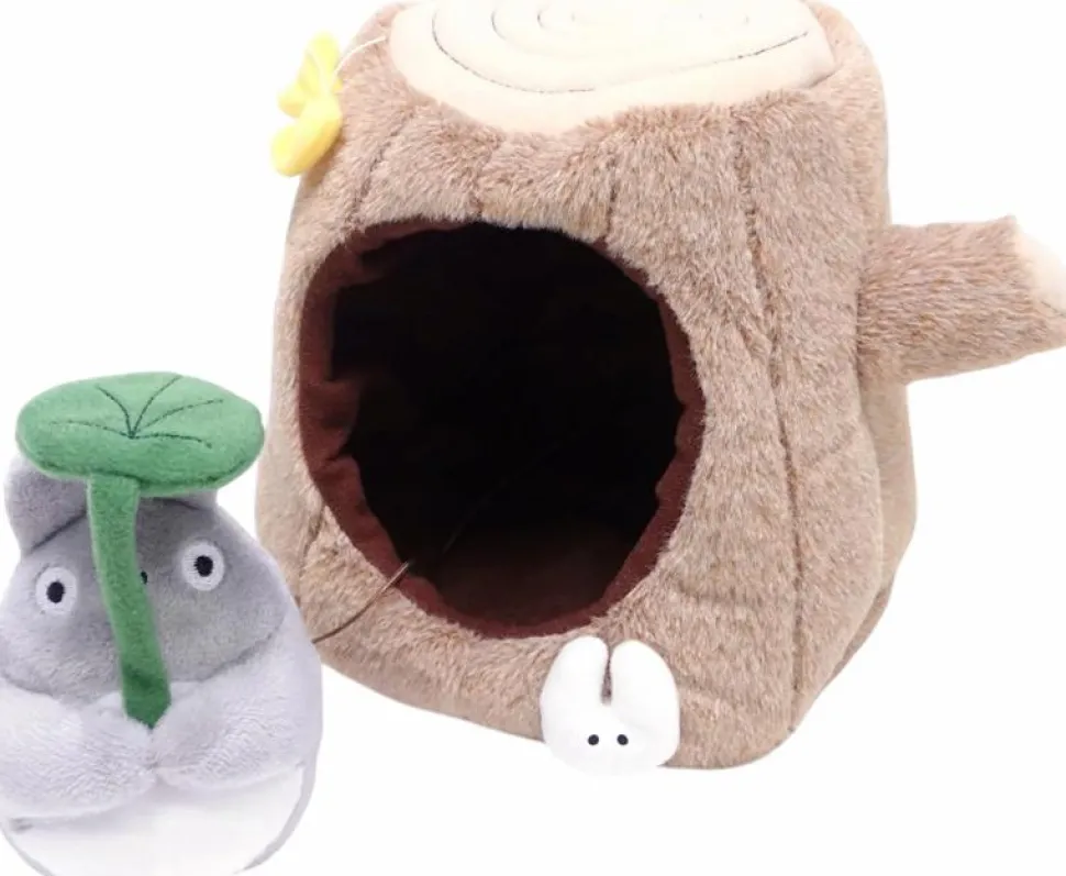 My Neighbor Totoro - Totoro with Stump House 7" Plush