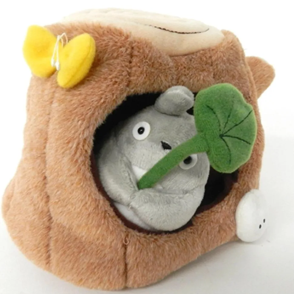 My Neighbor Totoro - Totoro with Stump House 7" Plush