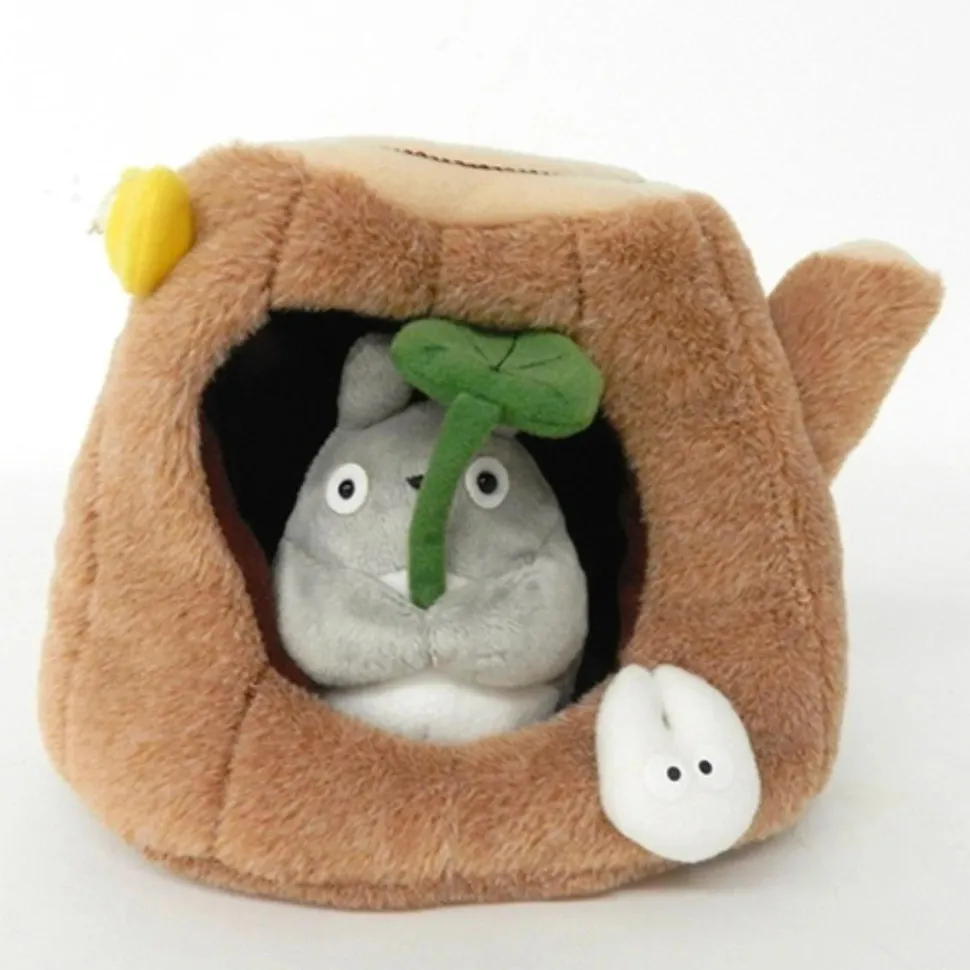 My Neighbor Totoro - Totoro with Stump House 7" Plush