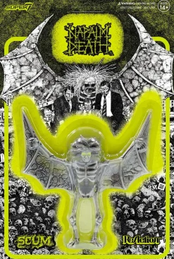 Napalm Death - Scum Demon First Pressing Lime Green ReAction 3.75” Action Figure