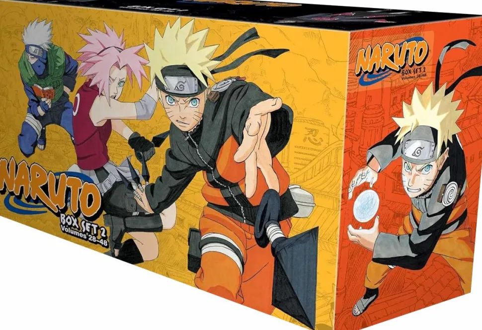 Naruto - Manga Paperback Book Box Set #2 (Vol. 28-48)