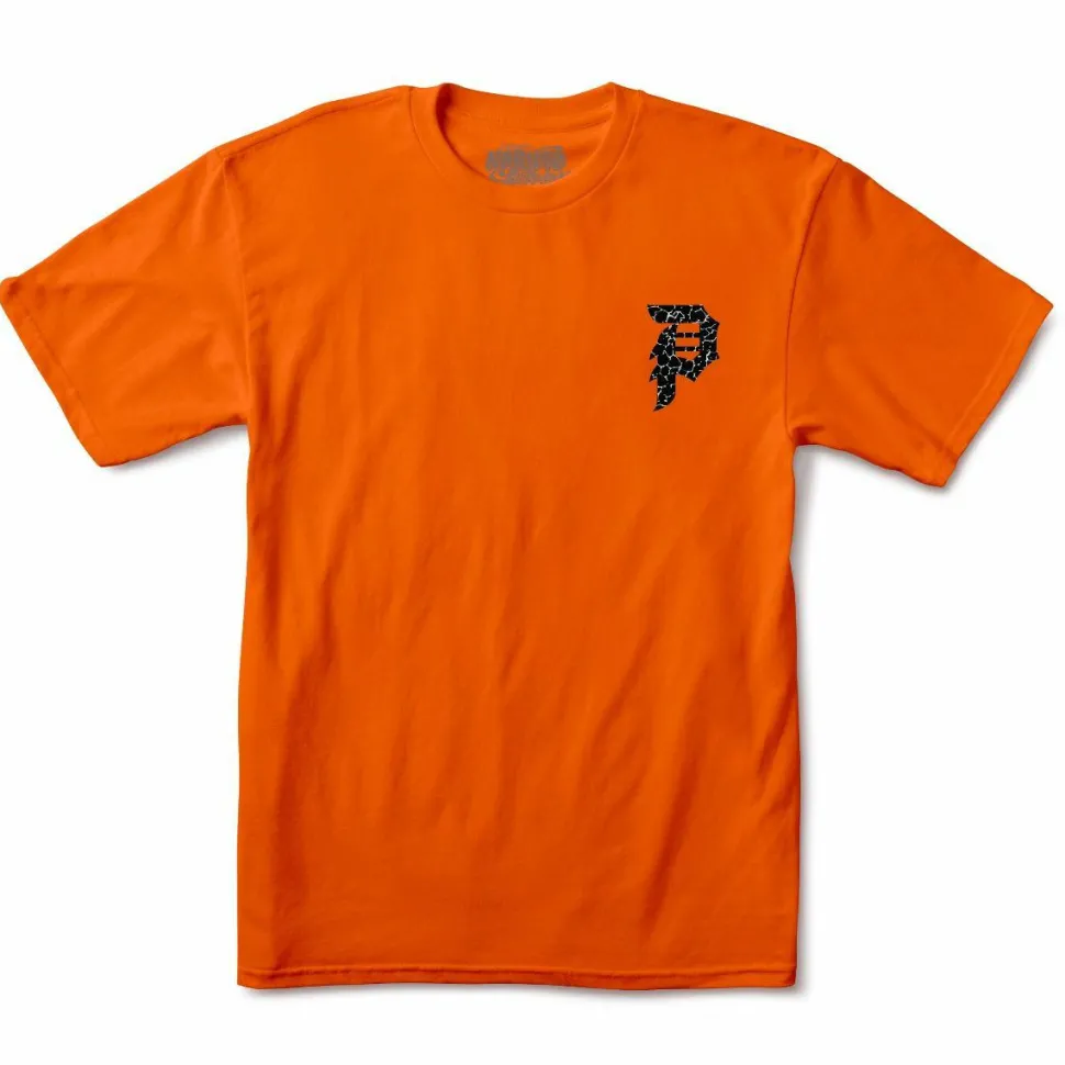 Naruto - Naruto x Primitive Naruto Uzumaki Dirty P Orange T-Shirt