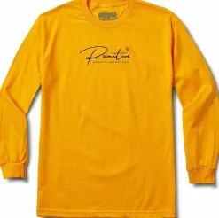 Naruto - Naruto x Primitive Know Pain Gold Long Sleeve T-Shirt