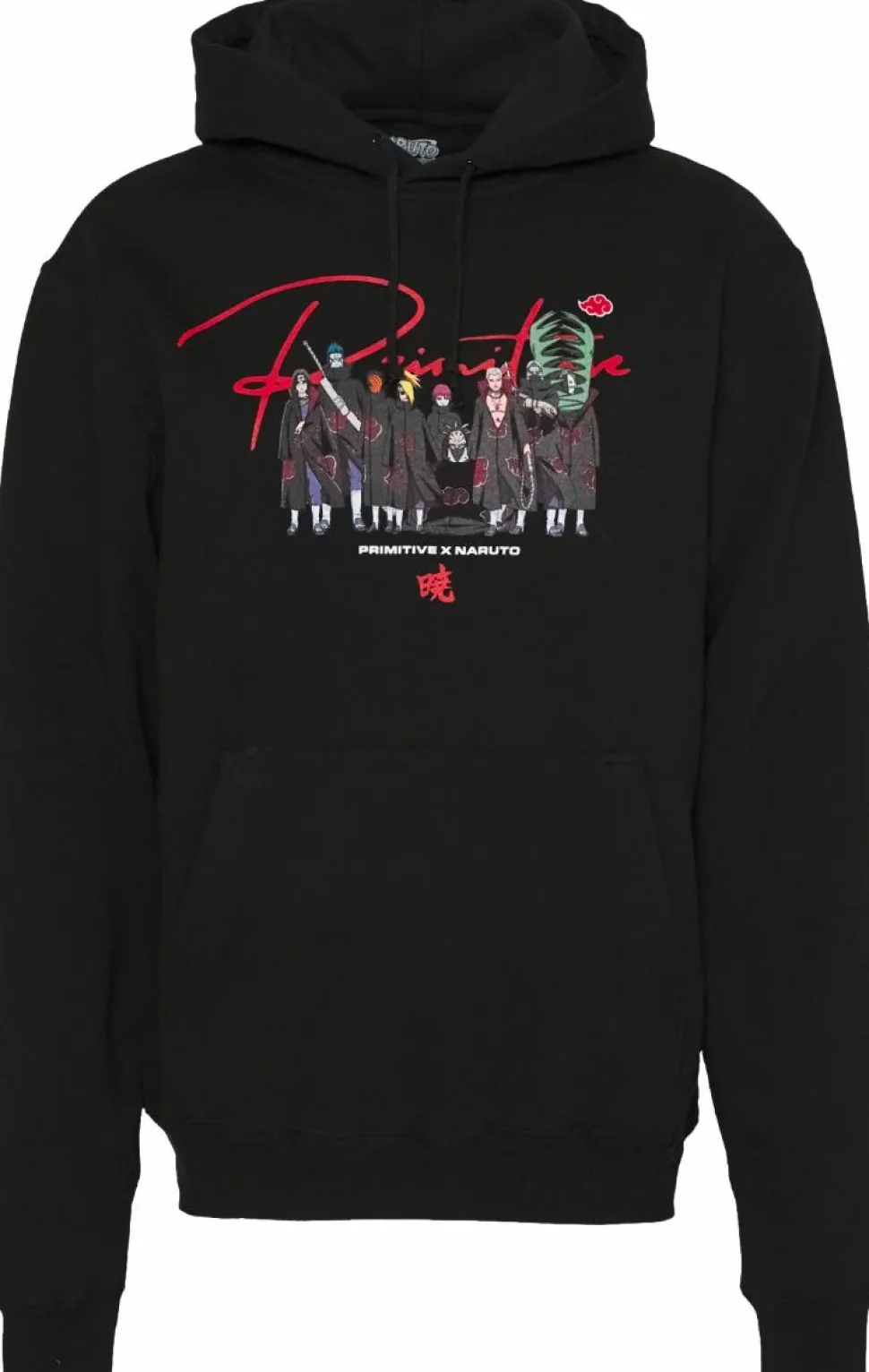 Naruto - Naruto x Primitive Akatsuki Clan Black Hoodie Sweatshirt