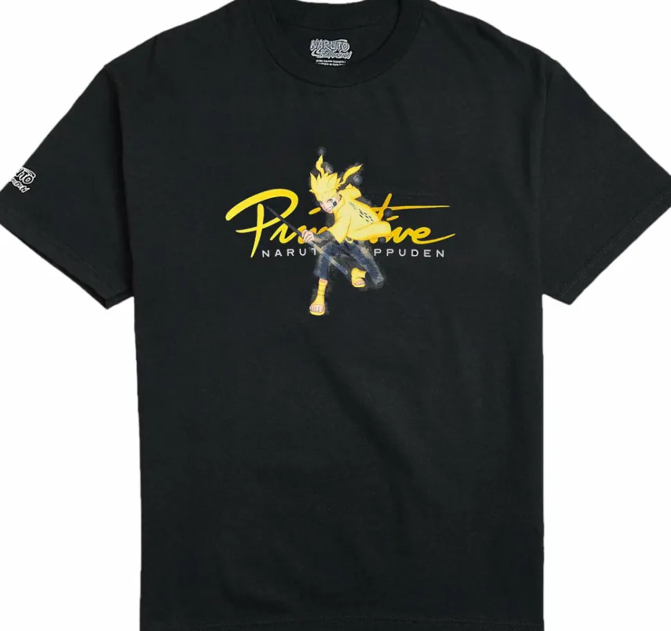 Naruto - Naruto x Primitive Nuevo Kurama Black T-Shirt