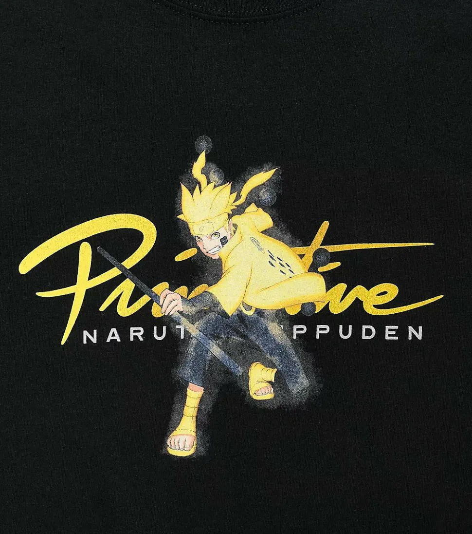 Naruto - Naruto x Primitive Nuevo Kurama Black T-Shirt