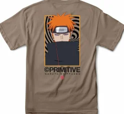Naruto - Naruto x Primitive Know Pain Safari Green T-Shirt