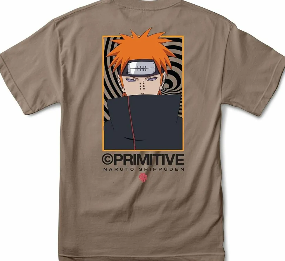 Naruto - Naruto x Primitive Know Pain Safari Green T-Shirt