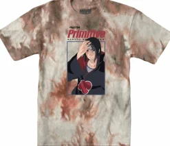 Naruto - Naruto x Primitive Vermillian Washed Camo T-Shirt