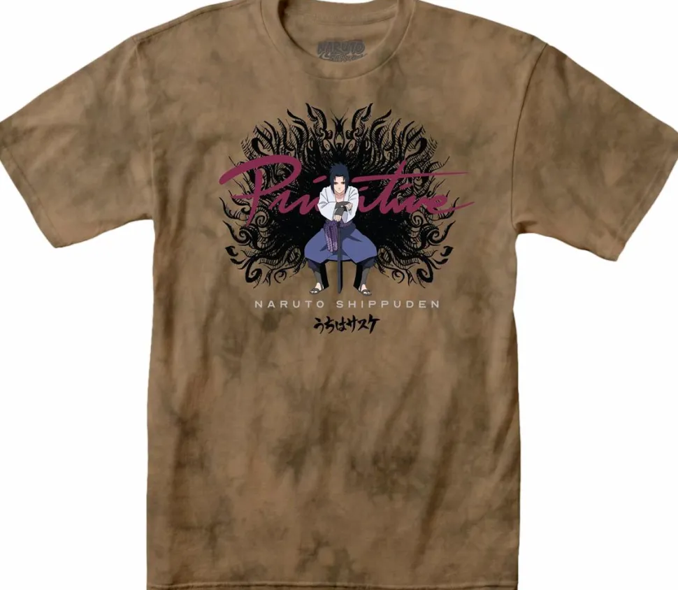 Naruto - Naruto x Primitive Sharingan Washed Sand T-Shirt