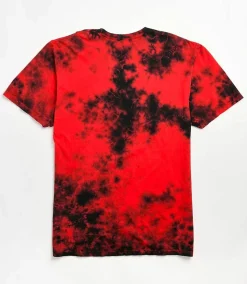 Naruto - Naruto x Primitive Nuevo Kurama Washed Cardinal T-Shirt