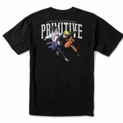 Naruto - Naruto x Primitive Versus Black T-Shirt