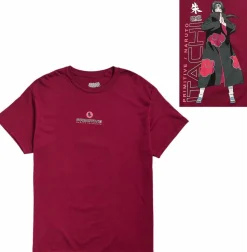Naruto - Naruto x Primitive Itachi Burgundy T-Shirt