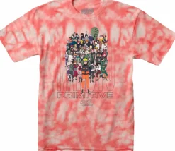 Naruto - Naruto x Primitive Shippuden Washed Red T-Shirt