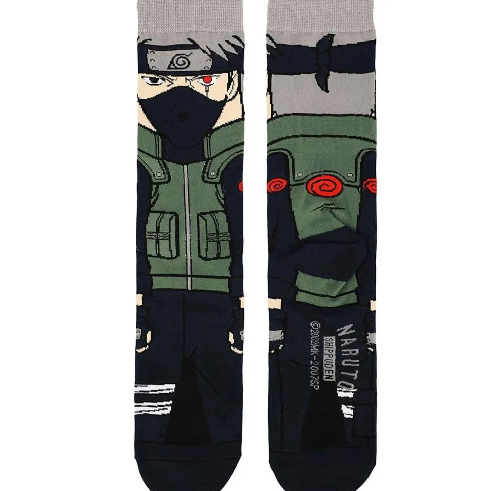 Naruto: Shippuden - Kakashi Animigos 360 Character Crew Socks (One Size)