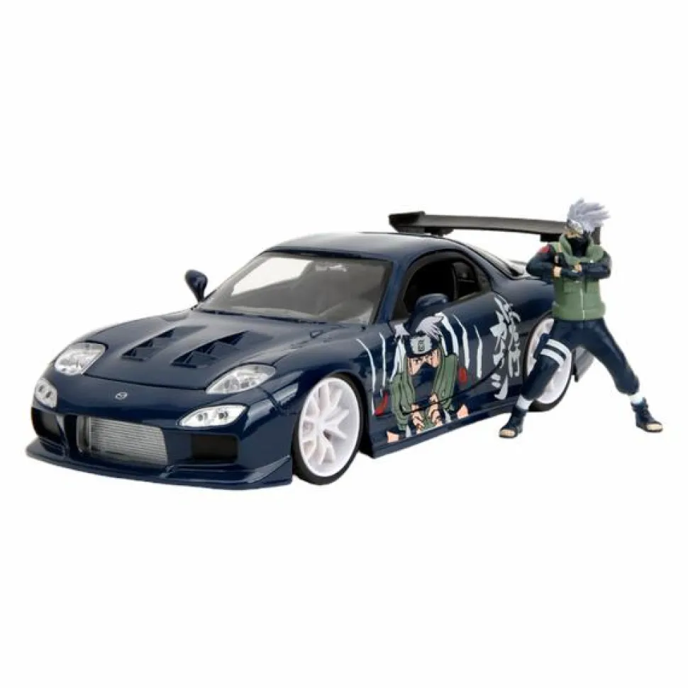 Naruto: Shippuden - Kakashi Hatake & 1993 Mazda RX-7 (Version 2) 1/24th Scale Die-Cast Vehicle Replica