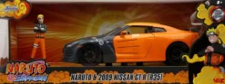 Naruto: Shippuden - Naruto & 2009 Nissan GT-R (R35) 1/24th Scale Die-Cast Vehicle Replica