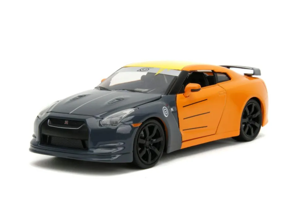 Naruto: Shippuden - Naruto & 2009 Nissan GT-R (R35) 1/24th Scale Die-Cast Vehicle Replica